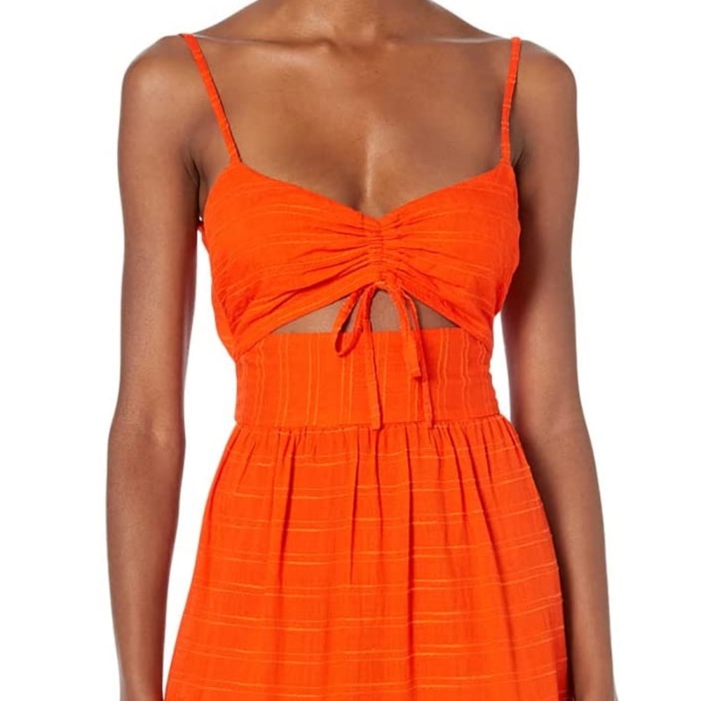 L SPACE ZURI DRESS ORANGE SIZE XS
